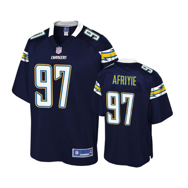 Los Angeles Chargers #97 Patrick Afriyie Navy Pro Line Player Jersey Los Angeles Chargers #97 Patrick Afriyie Navy Pro Line Player Jersey