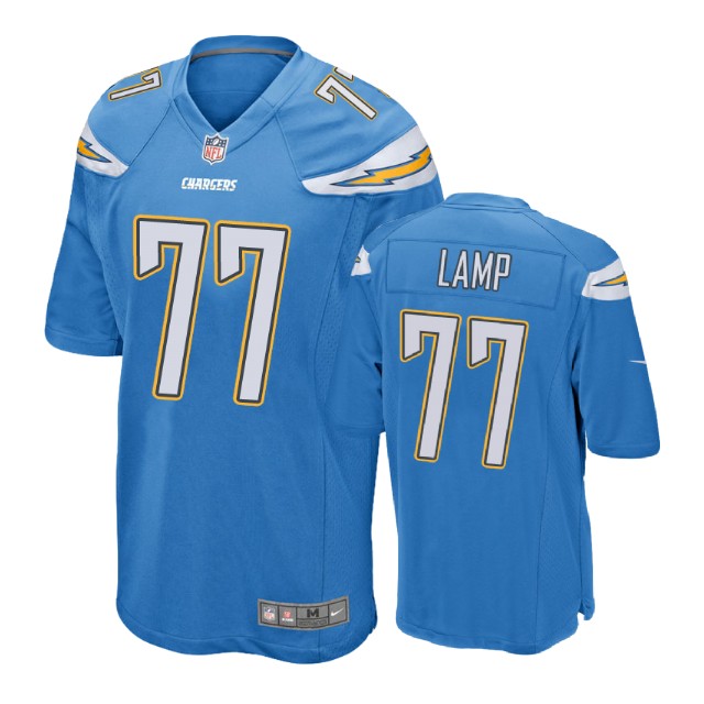 Los Angeles Chargers #77 Forrest Lamp Blue Game Jersey