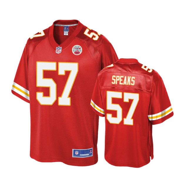 Kansas City Chiefs #57 Breeland Speaks Red Pro Line Player Jersey Kansas City Chiefs #57 Breeland Speaks Red Pro Line Player Jersey