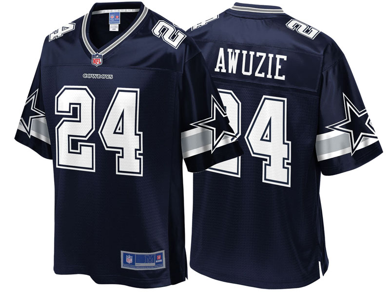 Dallas Cowboys #24 Chidobe Awuzie Navy Team Color Player Jersey