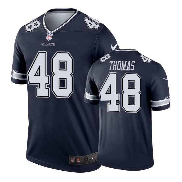 Dallas Cowboys #48 Joe Thomas Navy Legend Jersey Dallas Cowboys #48 Joe Thomas Navy Legend Jersey