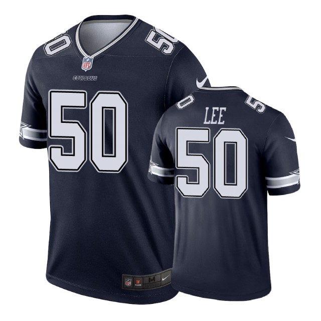 Dallas Cowboys #50 Sean Lee Navy Legend Jersey