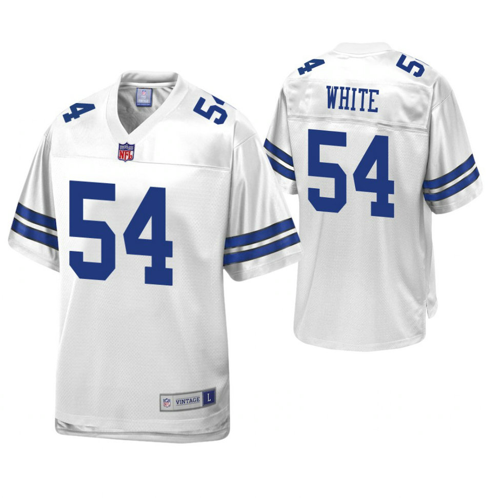 Dallas Cowboys #54 Randy White White Pro Line Retired Player Jersey Dallas Cowboys #54 Randy White White Pro Line Retired Player Jersey