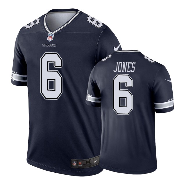 Dallas Cowboys #6 Chris Jones Navy Legend Jersey Dallas Cowboys #6 Chris Jones Navy Legend Jersey