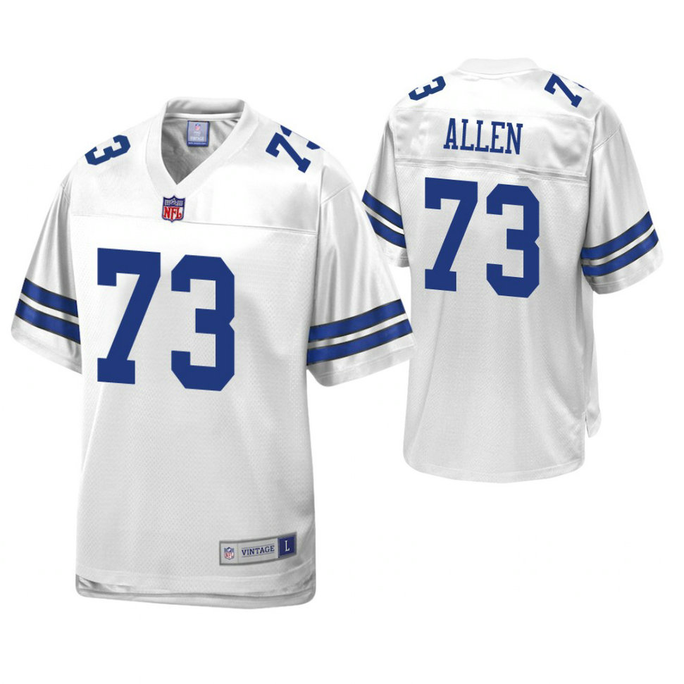 Dallas Cowboys #73 Larry Allen White Pro Line Retired Player Jersey Dallas Cowboys #73 Larry Allen White Pro Line Retired Player Jersey