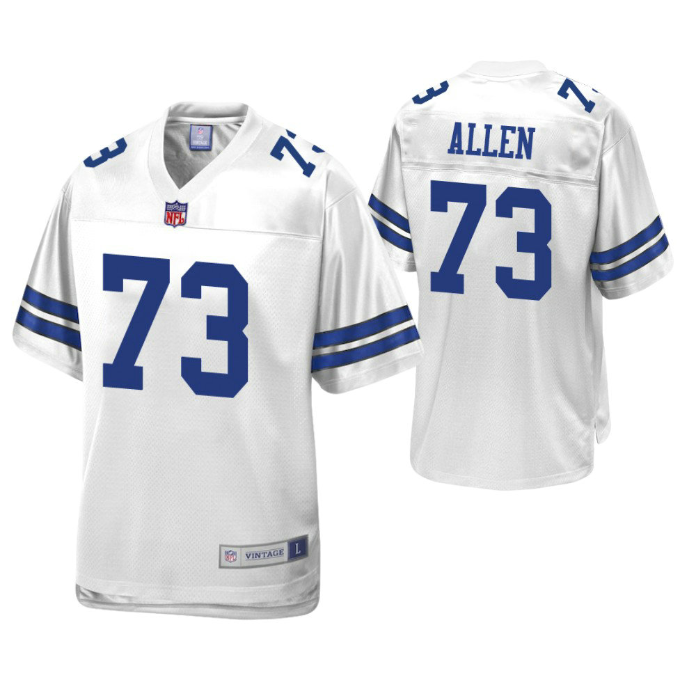 Dallas Cowboys #73 Larry Allen White Pro Line Retired Team Player Jersey Dallas Cowboys #73 Larry Allen White Pro Line Retired Team Player Jersey