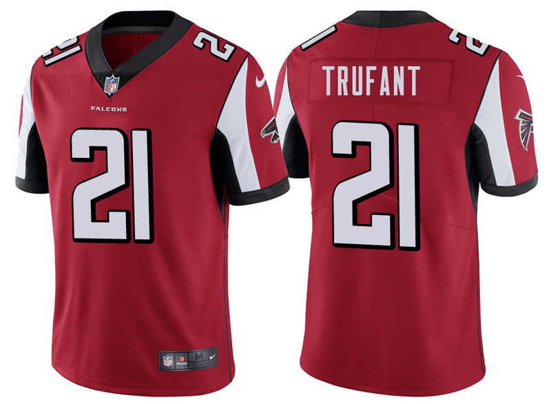Atlanta Falcons #21 Desmond Trufant Red Vapor Untouchable Limited Player Jersey Atlanta Falcons #21 Desmond Trufant Red Vapor Untouchable Limited Player Jersey