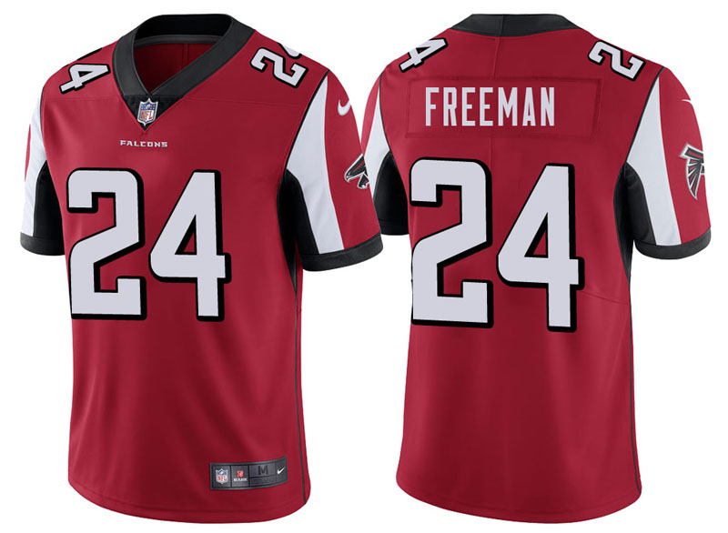 Atlanta Falcons #24 Devonta Freeman Red Vapor Untouchable Limited Player Jersey