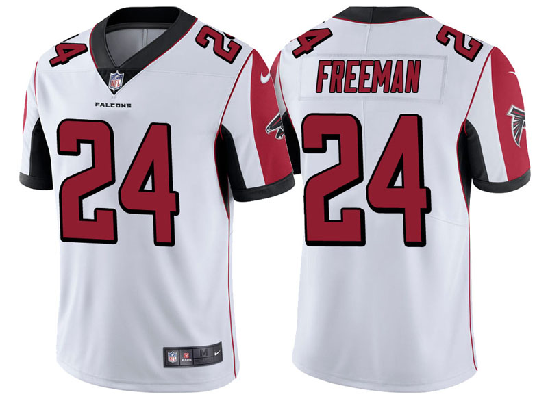 Atlanta Falcons #24 Devonta Freeman White Vapor Untouchable Limited Player Jersey