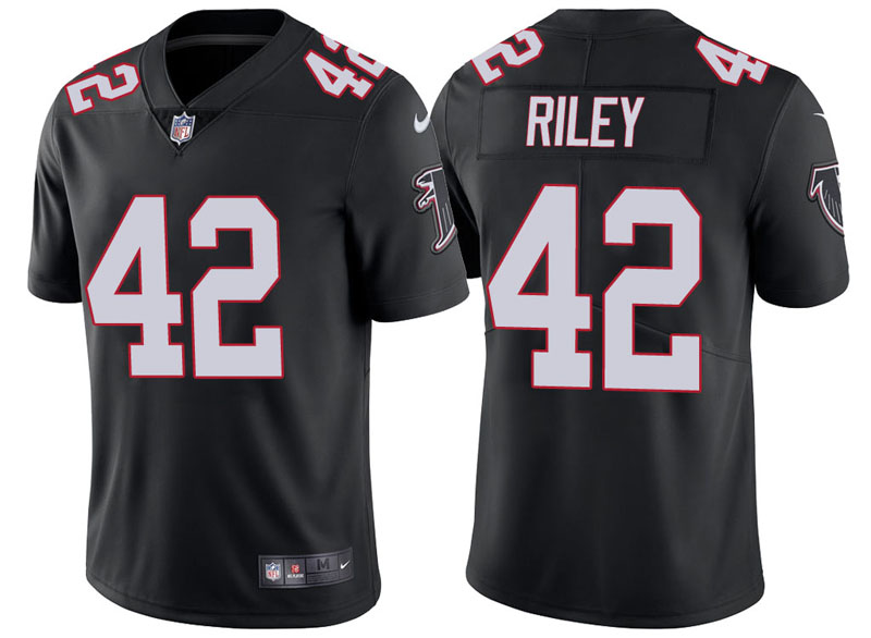 Atlanta Falcons #42 Duke Riley Black Vapor Untouchable Limited Player Jersey Atlanta Falcons #42 Duke Riley Black Vapor Untouchable Limited Player Jersey