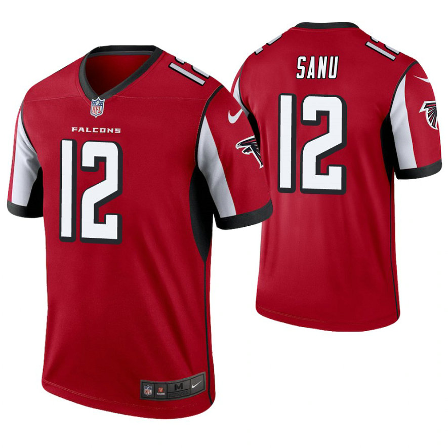 Atlanta Falcons #12 Mohamed Sanu Red Legend Jersey Atlanta Falcons #12 Mohamed Sanu Red Legend Jersey