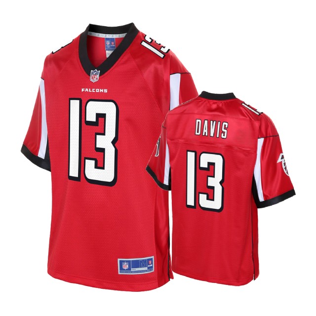 Atlanta Falcons #13 Reggie Davis Red Player Jersey