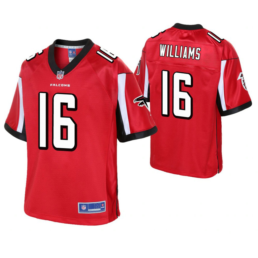 Atlanta Falcons #16 Taj Williams Red Pro Line Player Jersey Atlanta Falcons #16 Taj Williams Red Pro Line Player Jersey