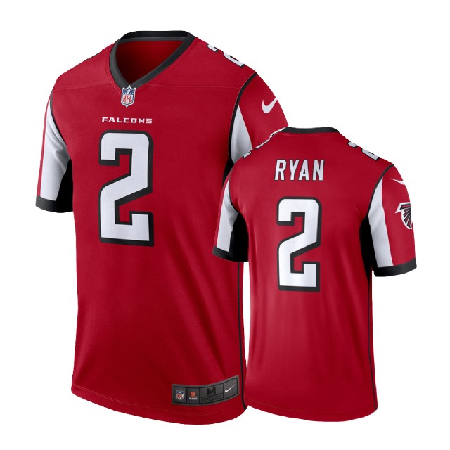 Atlanta Falcons #2 Matt Ryan Red Legend Jersey Atlanta Falcons #2 Matt Ryan Red Legend Jersey