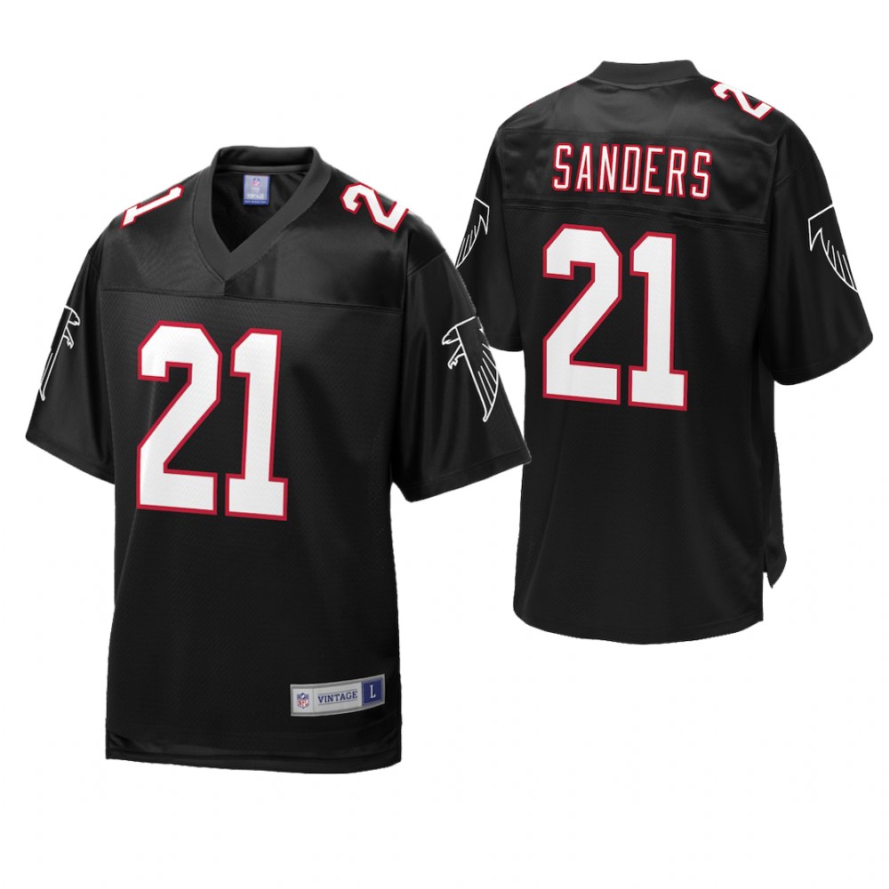 Atlanta Falcons #21 Deion Sanders Black Pro Line Retired Player Jersey Atlanta Falcons #21 Deion Sanders Black Pro Line Retired Player Jersey