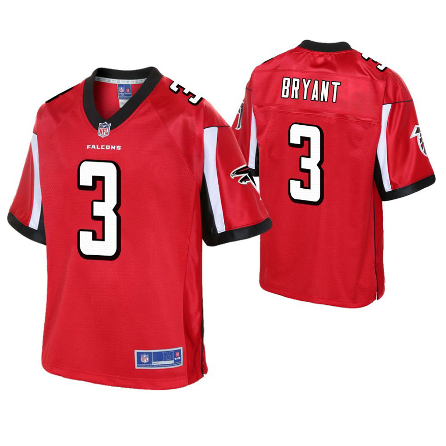 Atlanta Falcons #3 Matt Bryant Red Pro Line Player Jersey