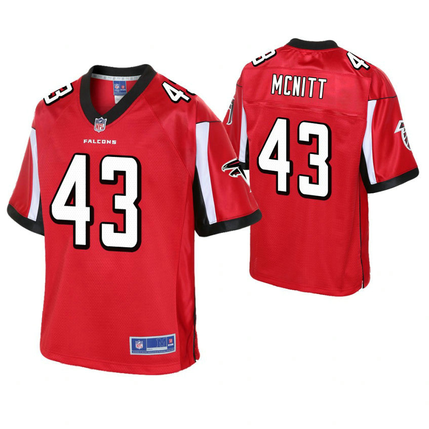 Atlanta Falcons #43 Luke McNitt Red Pro Line Player Jersey Atlanta Falcons #43 Luke McNitt Red Pro Line Player Jersey