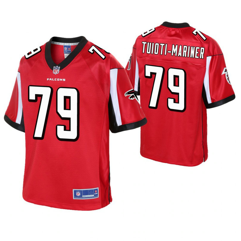 Atlanta Falcons #79 Jacob Tuioti-Mariner Red Pro Line Player Jersey Atlanta Falcons #79 Jacob Tuioti-Mariner Red Pro Line Player Jersey