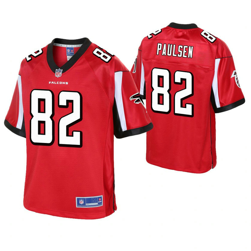 Atlanta Falcons #82 Logan Paulsen Red Pro Line Player Jersey Atlanta Falcons #82 Logan Paulsen Red Pro Line Player Jersey