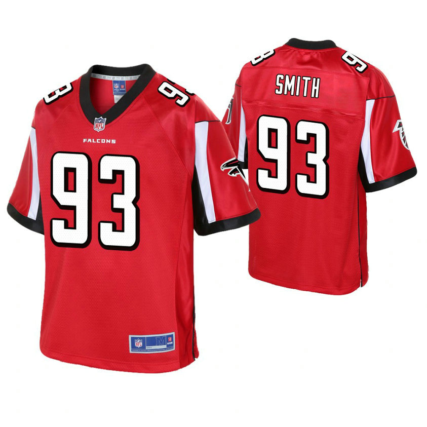 Atlanta Falcons #93 Garrison Smith Red Pro Line Player Jersey Atlanta Falcons #93 Garrison Smith Red Pro Line Player Jersey