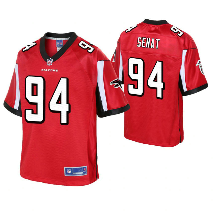 Atlanta Falcons #94 Deadrin Senat Red Pro Line Player Jersey Atlanta Falcons #94 Deadrin Senat Red Pro Line Player Jersey