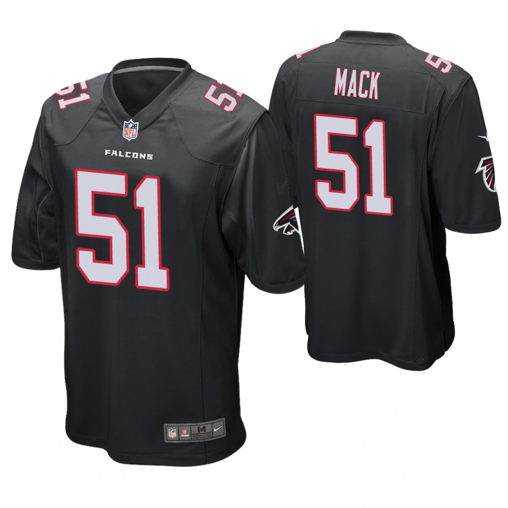 Atlanta Falcons #51 Alex Mack Black Game Jersey