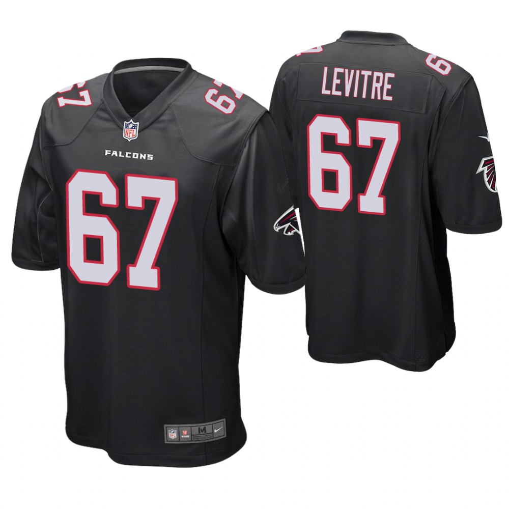 Atlanta Falcons #67 Andy Levitre Black Game Jersey Atlanta Falcons #67 Andy Levitre Black Game Jersey