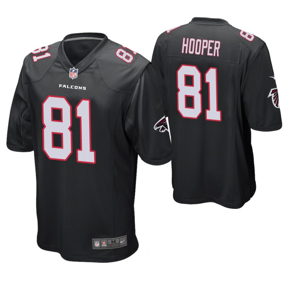 Atlanta Falcons #81 Austin Hooper Black Game Jersey
