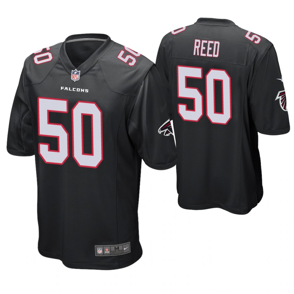 Atlanta Falcons #50 Brooks Reed Black Game Jersey