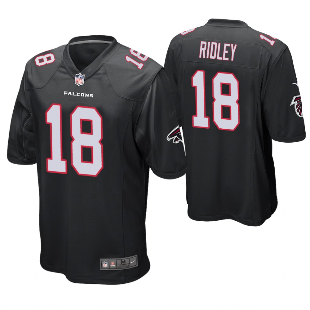 Atlanta Falcons #18 Calvin Ridley Black Game Jersey