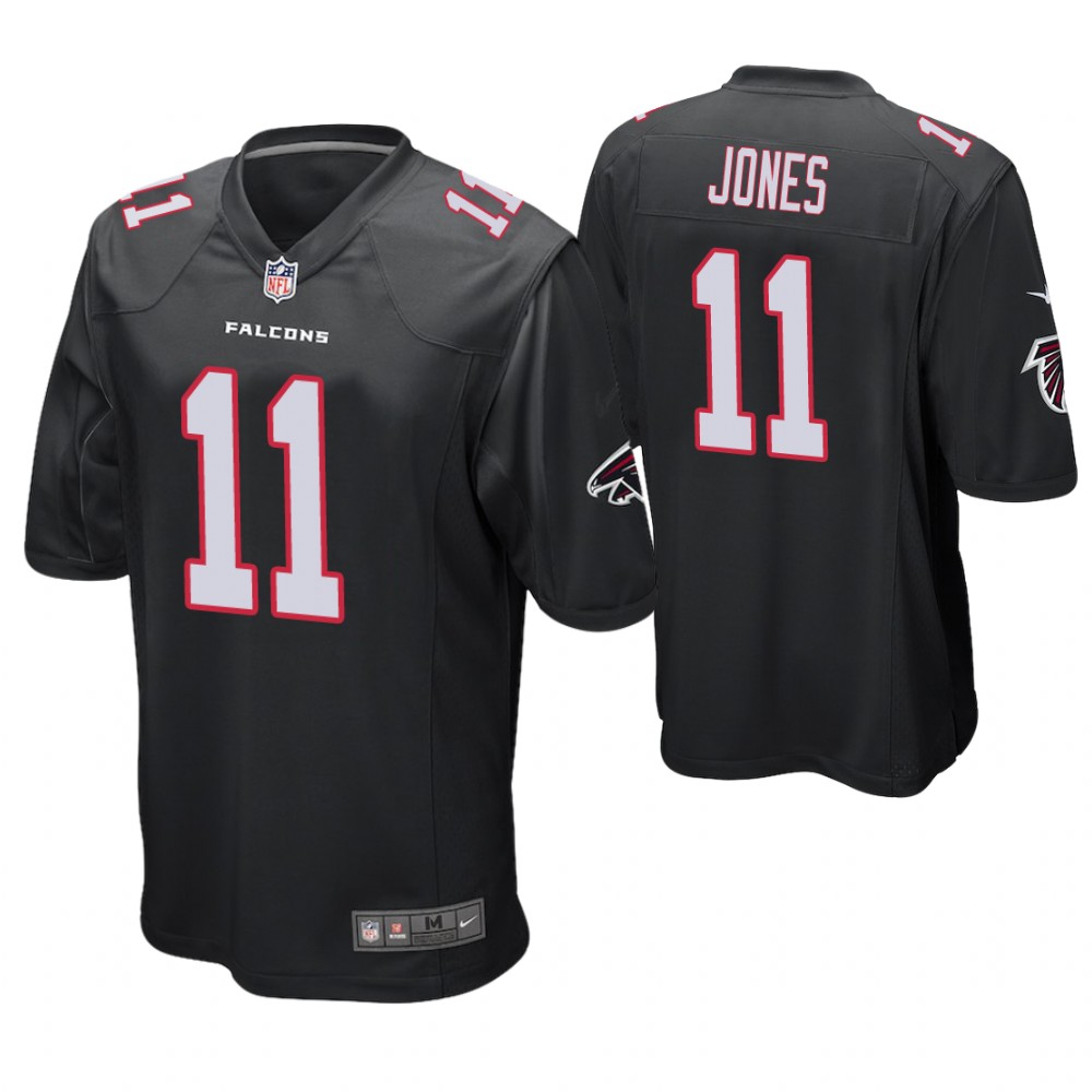 Atlanta Falcons #11 Julio Jones Black Game Jersey