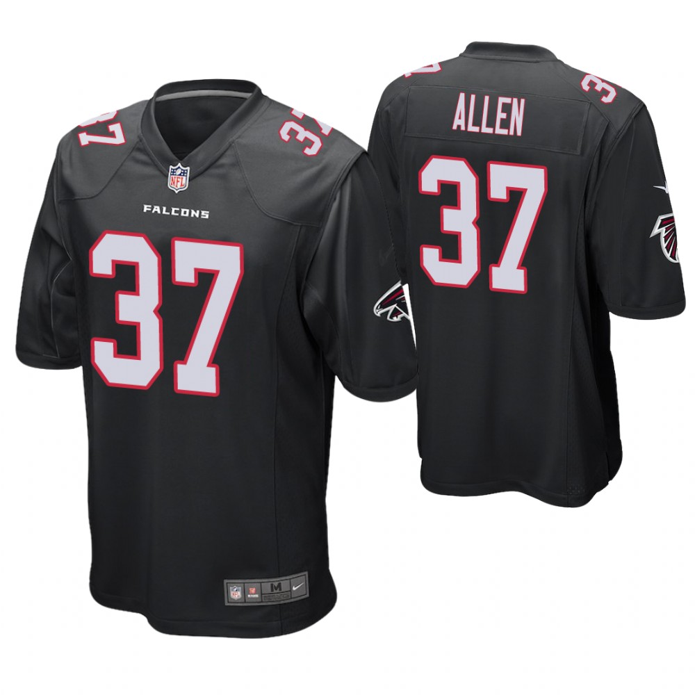 Atlanta Falcons #37 Ricardo Allen Black Game Jersey