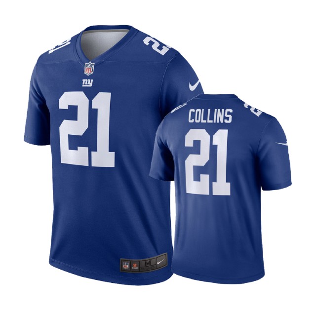 New York Giants #21 Landon Collins Royal Legend Jersey