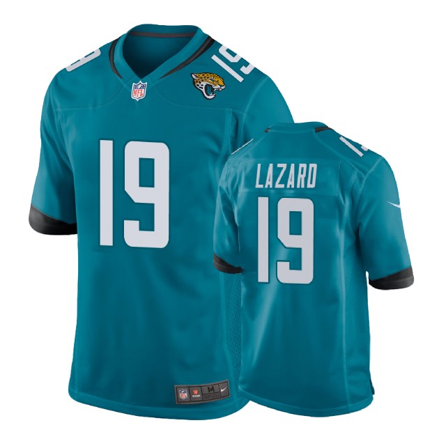Jacksonville Jaguars #19 Allen Lazard Teal Game Jersey Jacksonville Jaguars #19 Allen Lazard Teal Game Jersey