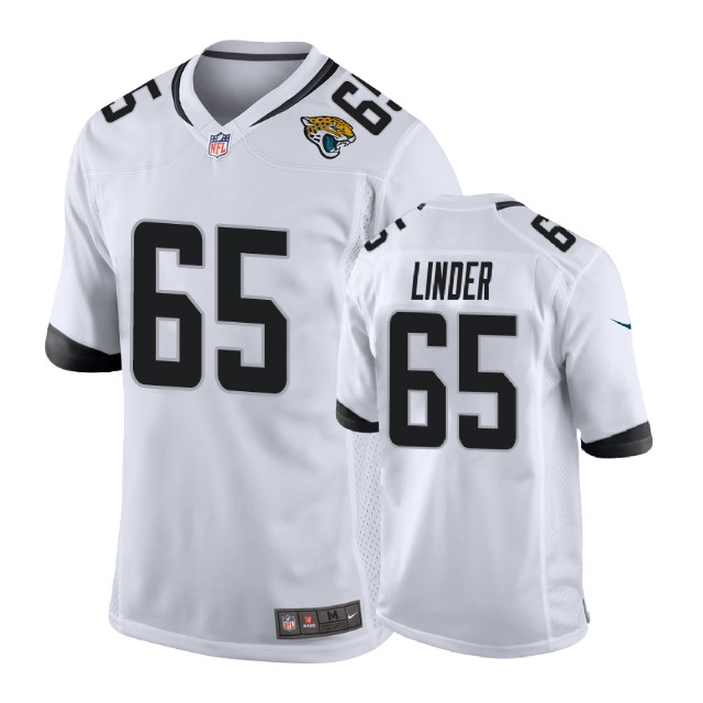 Jacksonville Jaguars #65 Brandon Linder White New 2018 Game Jersey Jacksonville Jaguars #65 Brandon Linder White New 2018 Game Jersey