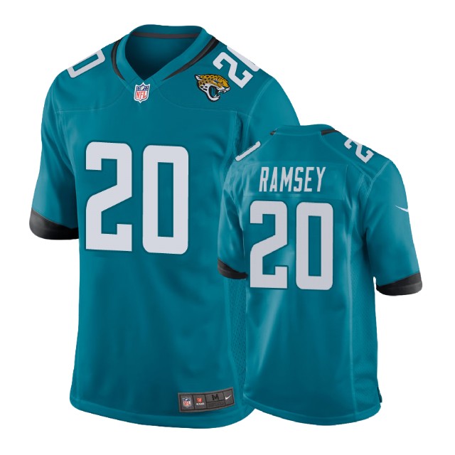 Jacksonville Jaguars #20 Jalen Ramsey Teal Game Jersey