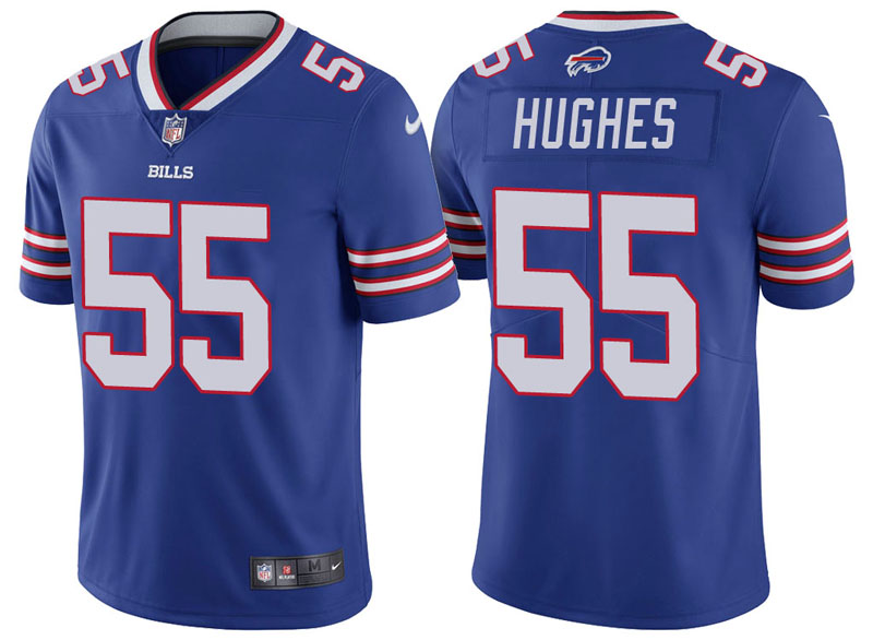 Buffalo Bills #55 Jerry Hughes Royal Vapor Untouchable Limited Player Jersey Buffalo Bills #55 Jerry Hughes Royal Vapor Untouchable Limited Player Jersey