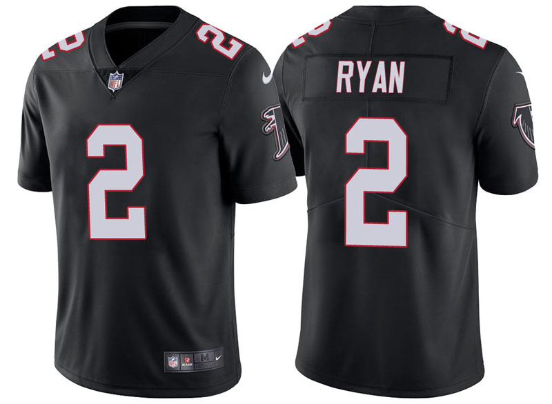 Atlanta Falcons #2 Matt Ryan Black Vapor Untouchable Limited Player Jersey