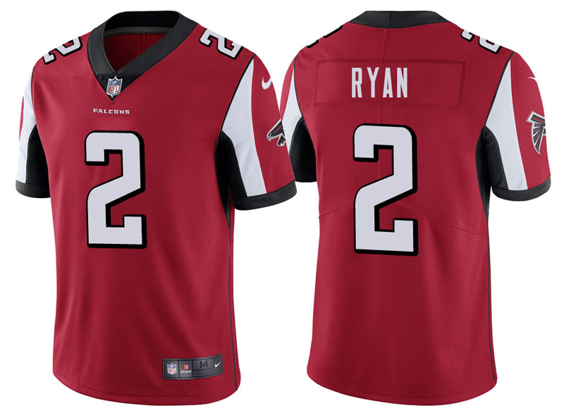 Atlanta Falcons #2 Matt Ryan Red Vapor Untouchable Limited Player Jersey Atlanta Falcons #2 Matt Ryan Red Vapor Untouchable Limited Player Jersey