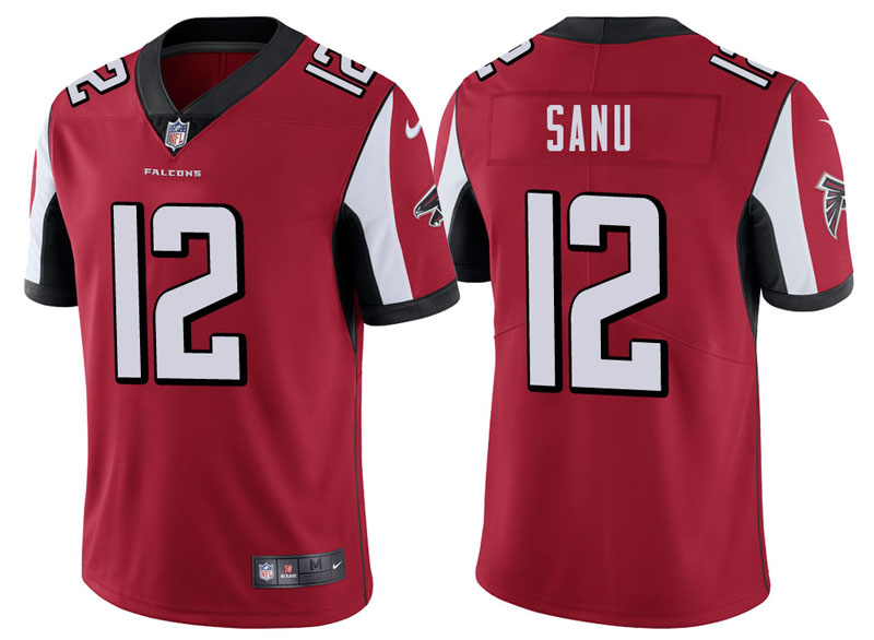 Atlanta Falcons #12 Mohamed Sanu Red Vapor Untouchable Limited Player Jersey Atlanta Falcons #12 Mohamed Sanu Red Vapor Untouchable Limited Player Jersey
