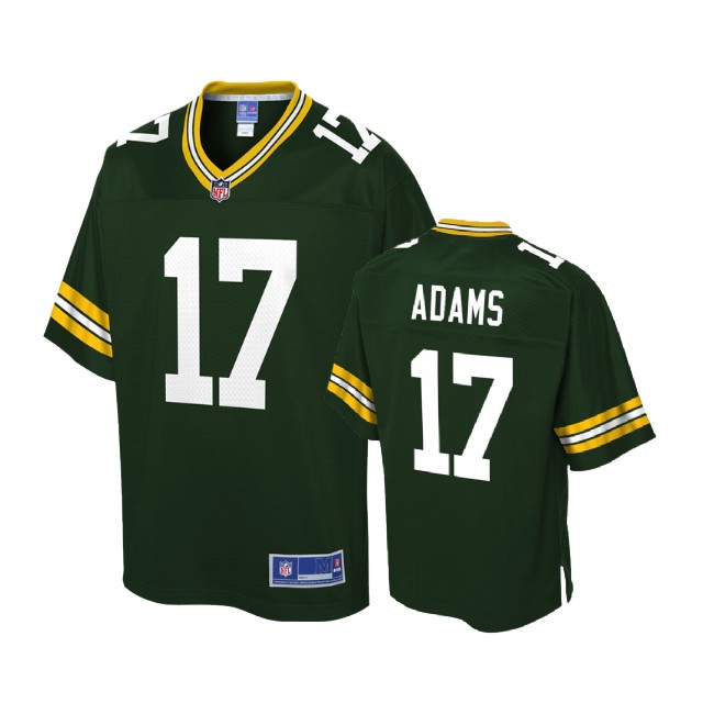 Green Bay Packers #17 Davante Adams Green Pro Line Player Jersey