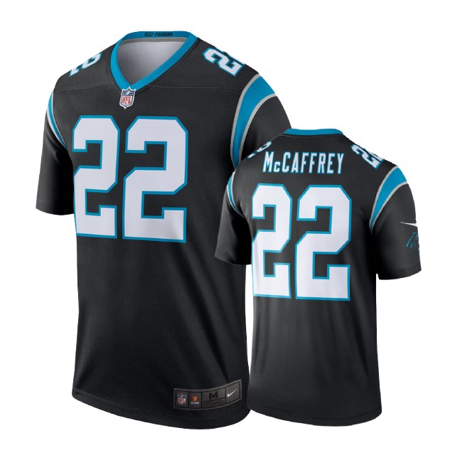 Carolina Panthers #22 Christian McCaffrey Black Legend Jersey Carolina Panthers #22 Christian McCaffrey Black Legend Jersey