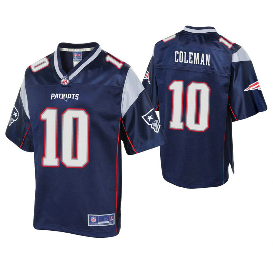 New England Patriots #10 Corey Coleman Navy Pro Line Jersey New England Patriots #10 Corey Coleman Navy Pro Line Jersey