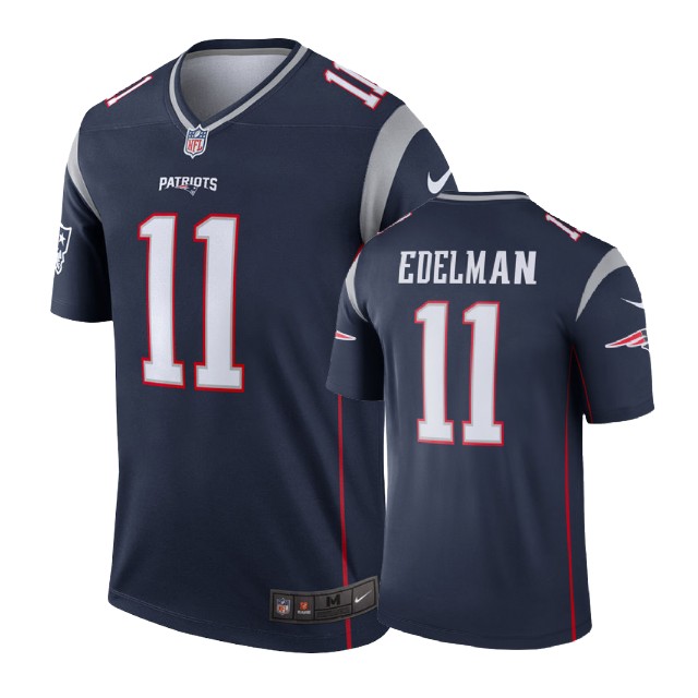 New England Patriots #11 Julian Edelman Navy Legend Jersey New England Patriots #11 Julian Edelman Navy Legend Jersey