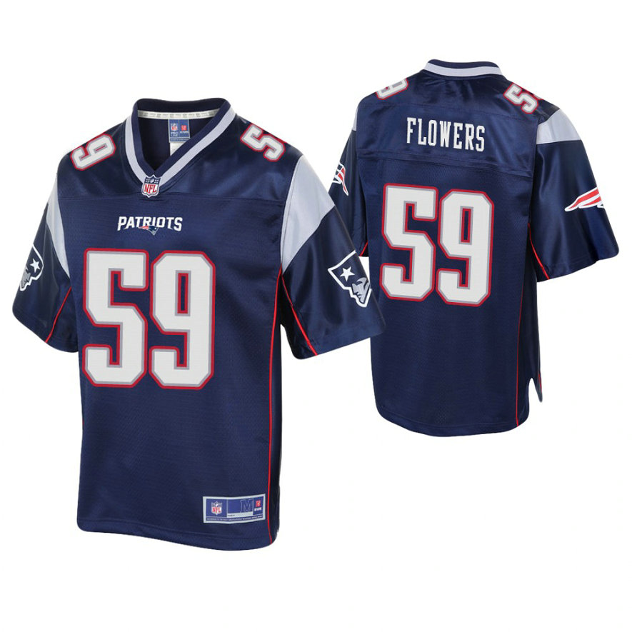 New England Patriots #59 Marquis Flowers Navy Pro Line Player Jersey New England Patriots #59 Marquis Flowers Navy Pro Line Player Jersey