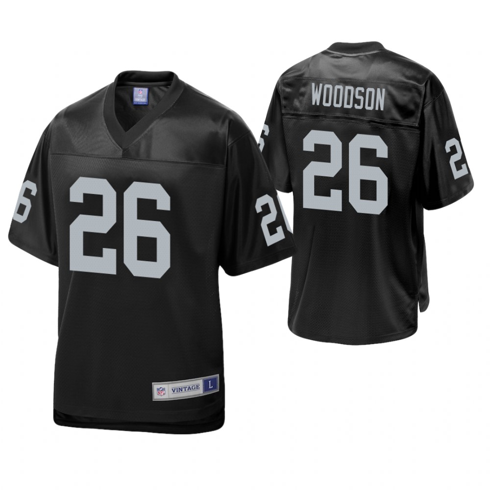 Oakland Raiders #26 Rod Woodson Black Pro Line Retired Team Player Jersey Oakland Raiders #26 Rod Woodson Black Pro Line Retired Team Player Jersey