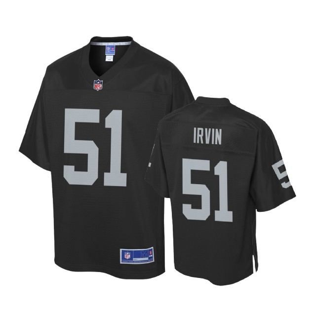 Oakland Raiders #51 Bruce Irvin Black Pro Line Player Jersey