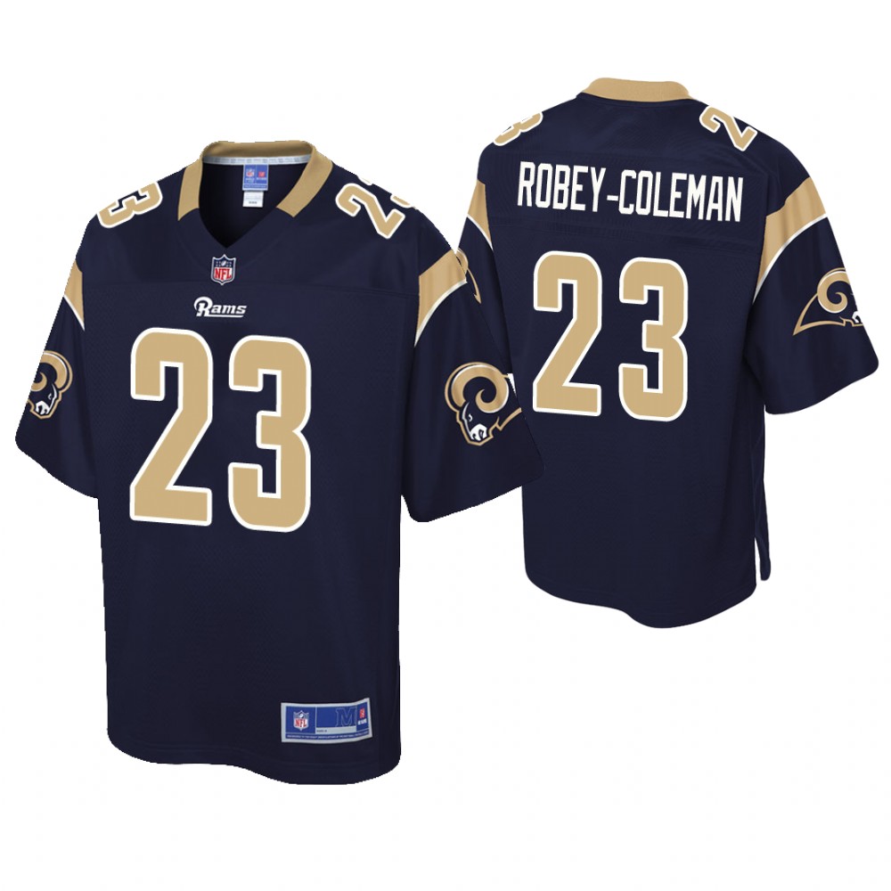 Los Angeles Rams #23 Nickell Robey-Coleman Navy Pro Line Player Jersey