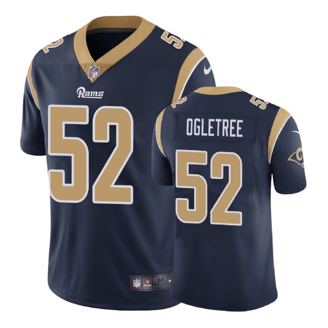 Los Angeles Rams #52 Alec Ogletree Navy Game Jersey