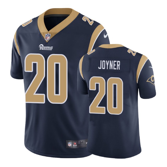 Los Angeles Rams #20 Lamarcus Joyner Navy Game Jersey Los Angeles Rams #20 Lamarcus Joyner Navy Game Jersey
